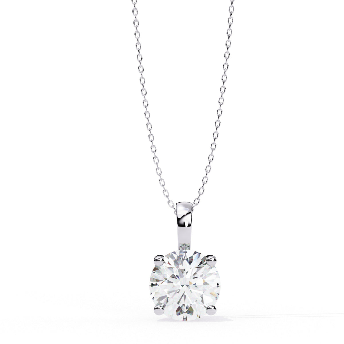 The Celeste Teardrop Halo 9 Pendant