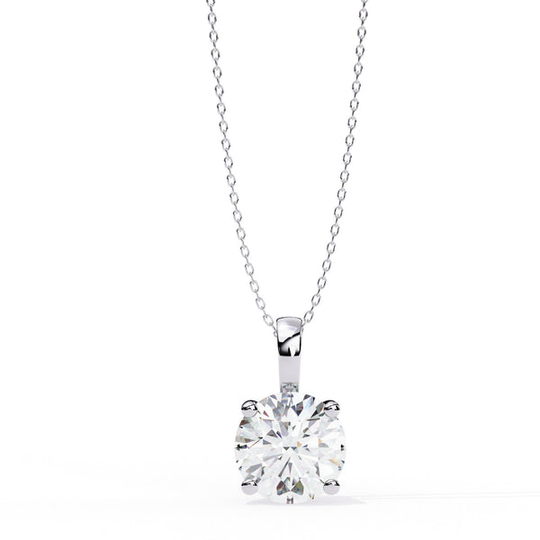 The Celeste Teardrop Halo 9 Pendant