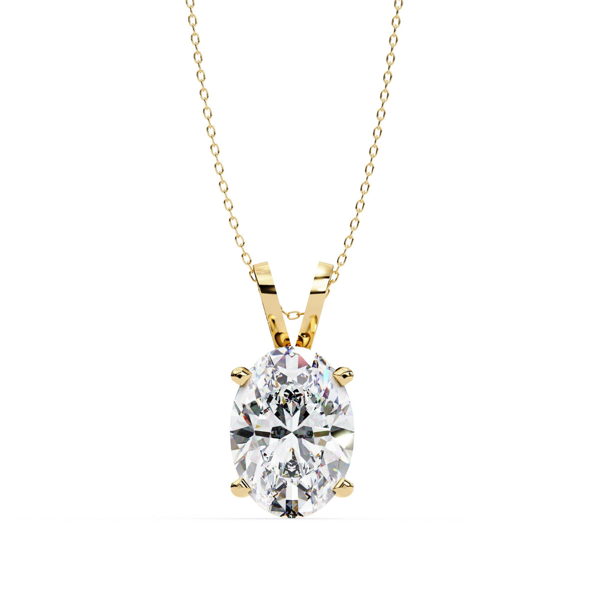 The Isolde Cushion Cut Pavé 9 Pendant