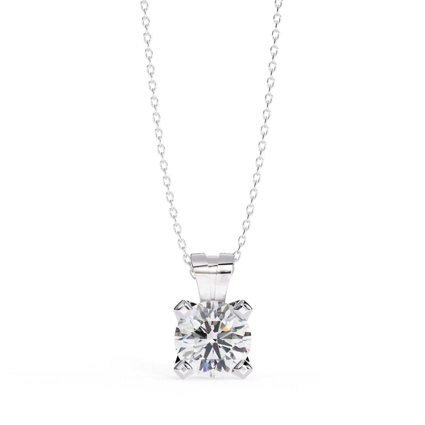 The Evangeline Radiant Solitaire 9 Pendant