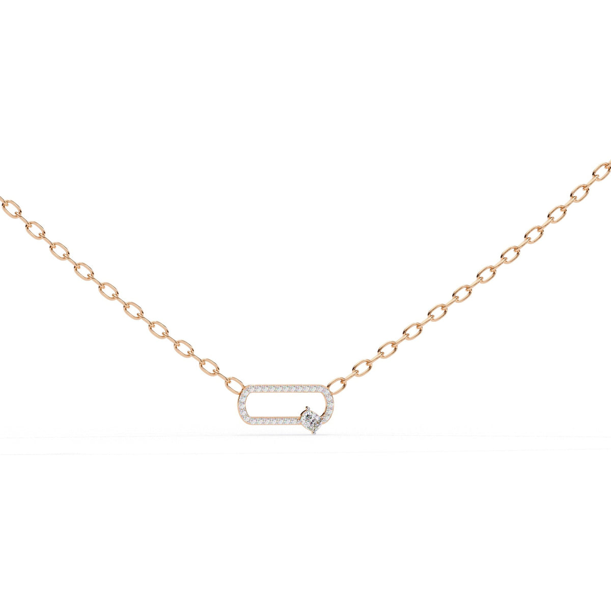 The Calista Geometric Emerald Cut 10 Pendant