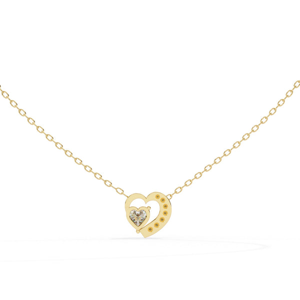The Celeste Teardrop Halo 10 Pendant