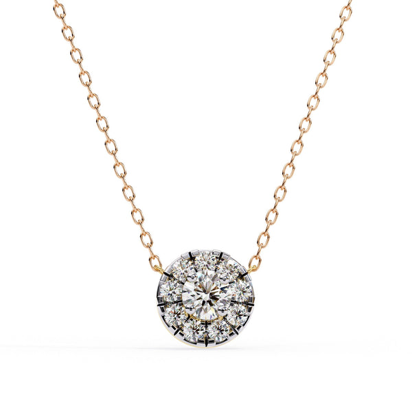 The Clara Minimalist Floating Solitaire 10 Pendant
