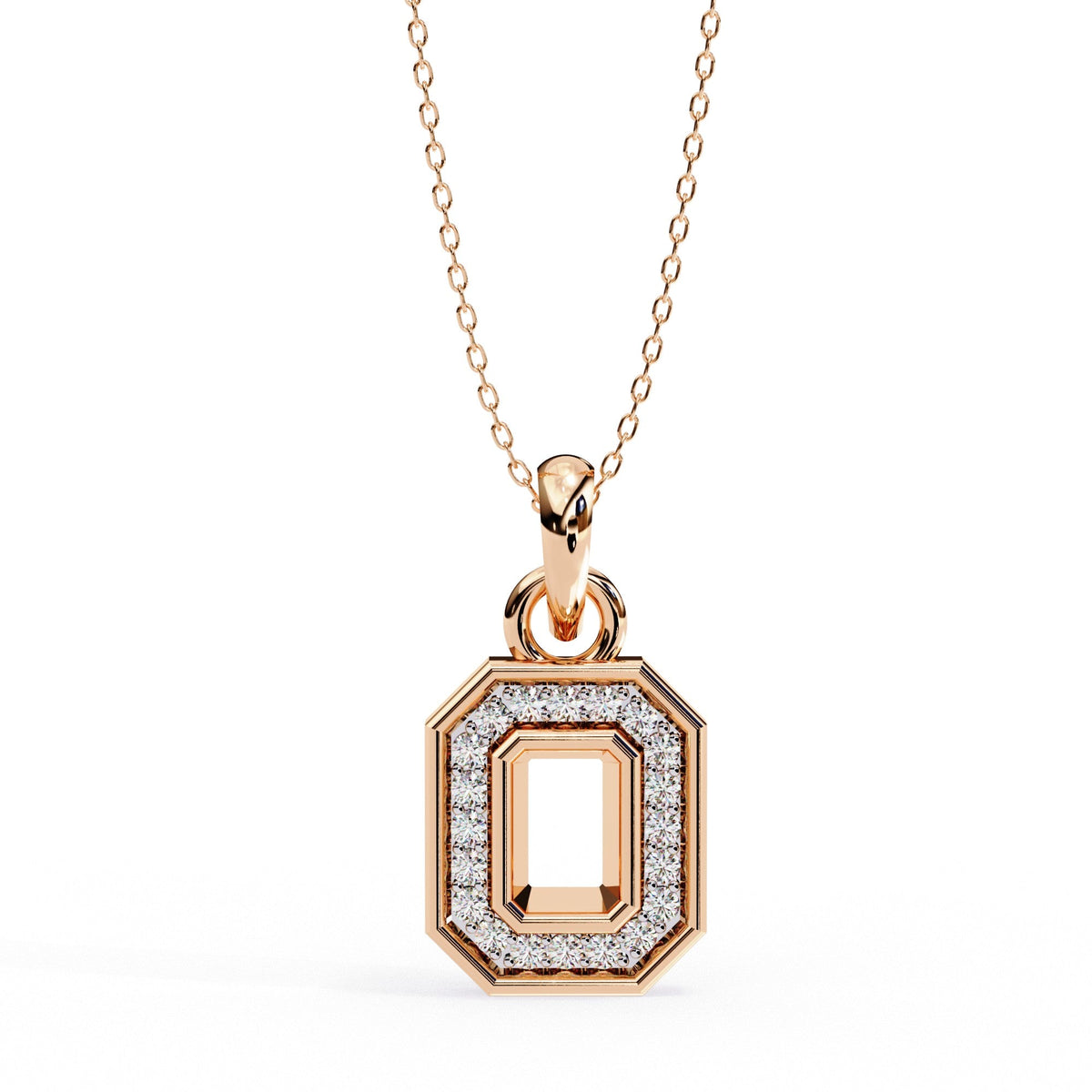 The Rosalind Scalloped Halo 10 Pendant