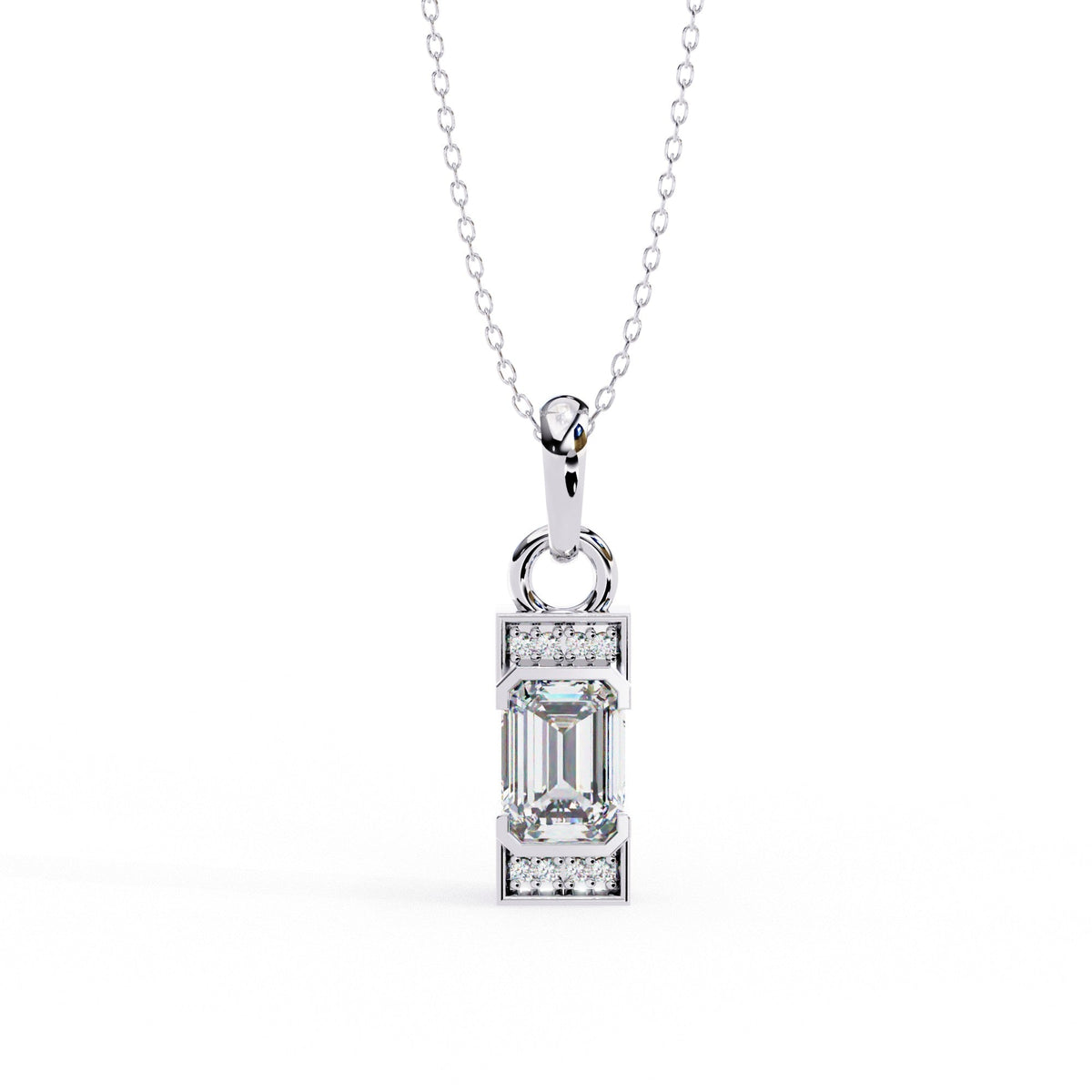 The Juliette Petite Solitaire Locket 10 Pendant