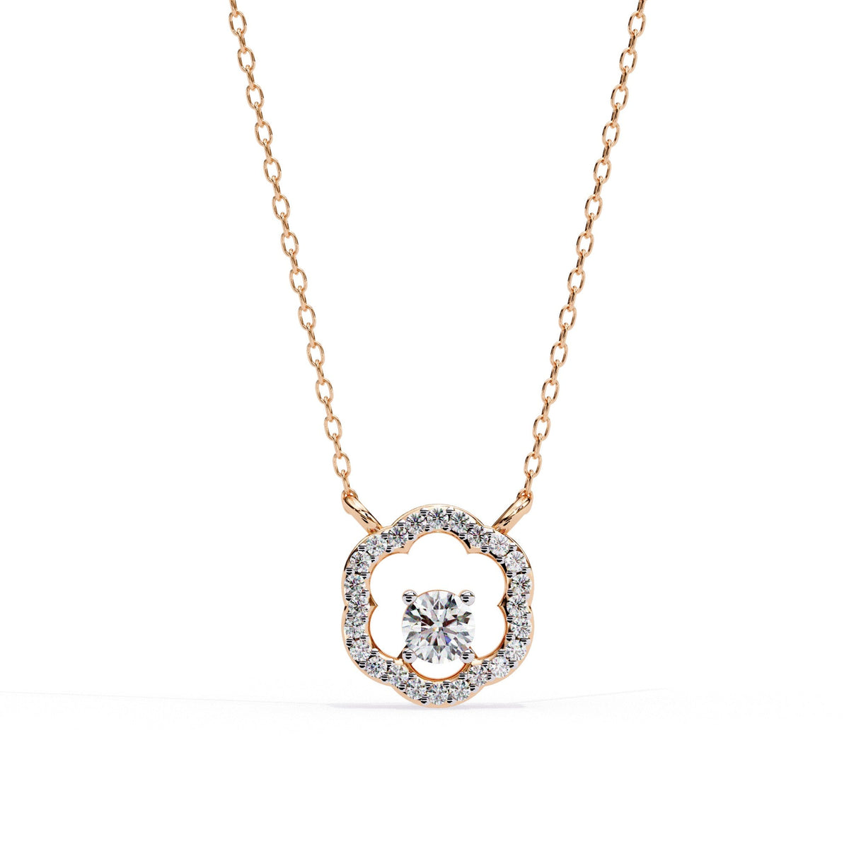 The Genevieve Marquise Cluster 10 Pendant