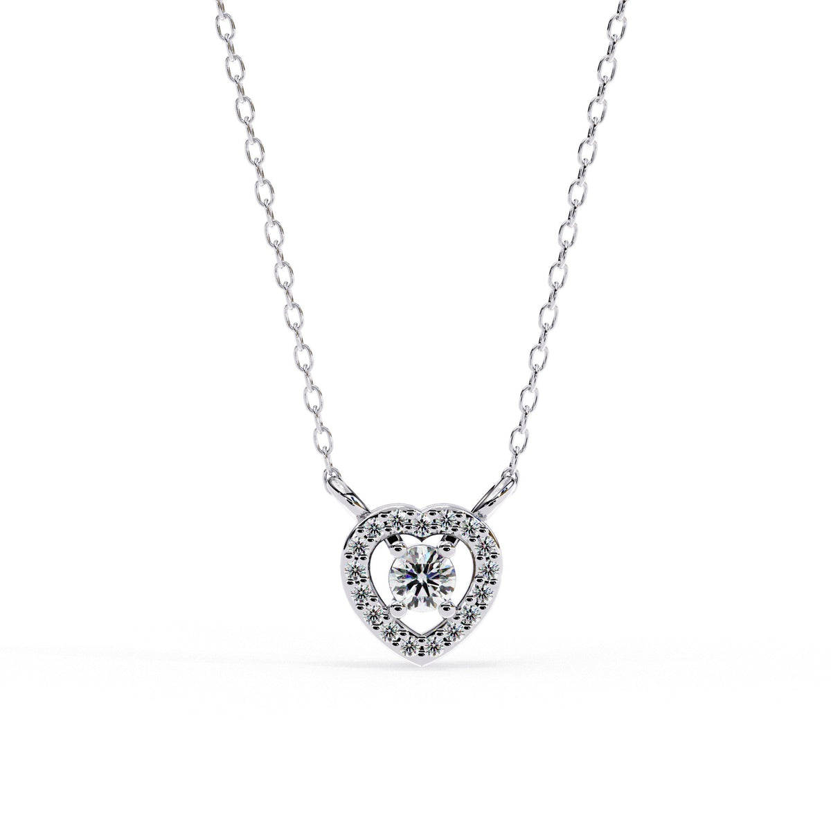The Aurelia Solitaire Compass-Set 11 Pendant