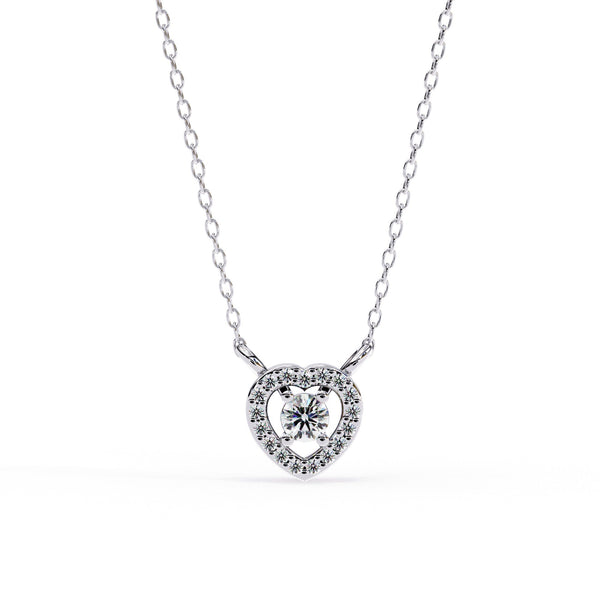 The Aurelia Solitaire Compass-Set 11 Pendant