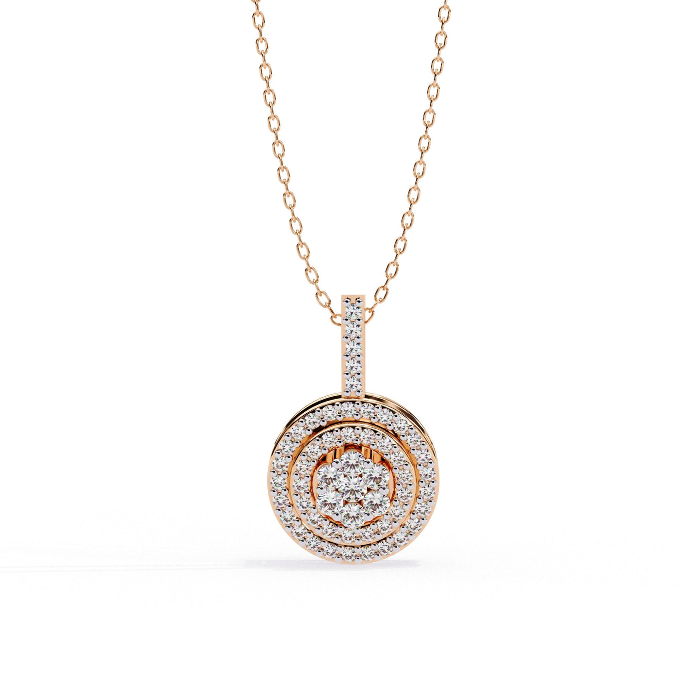 The Nova Medallion Diamond Sunburst 11 Pendant