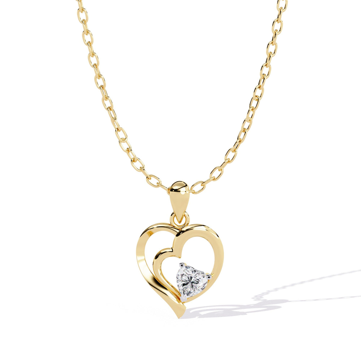 The Isolde Cushion Cut Pavé 11 Pendant