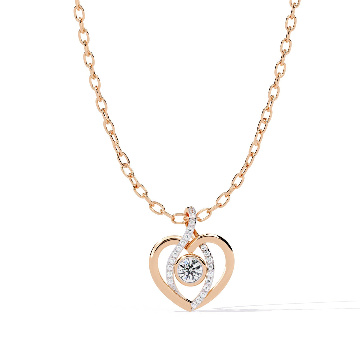 The Rosalind Scalloped Halo 11 Pendant