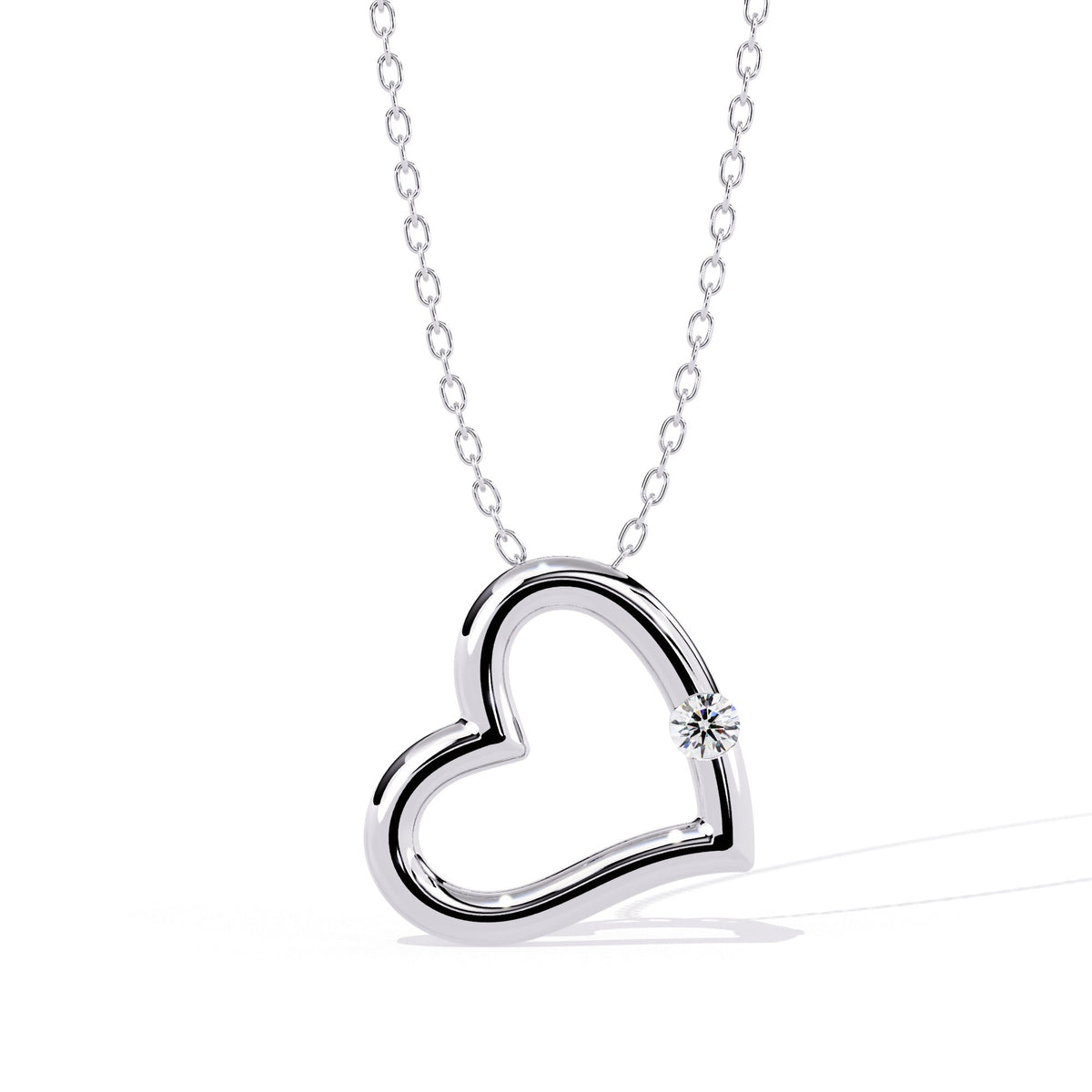 The Seraphina Pear Floating Halo 12 Pendant
