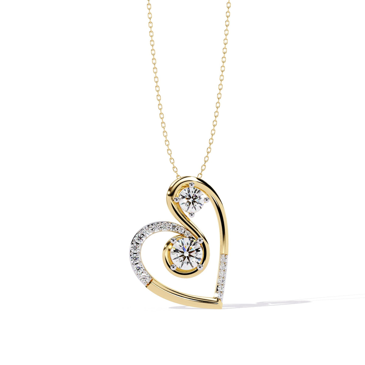 The Calista Geometric Emerald Cut 12 Pendant