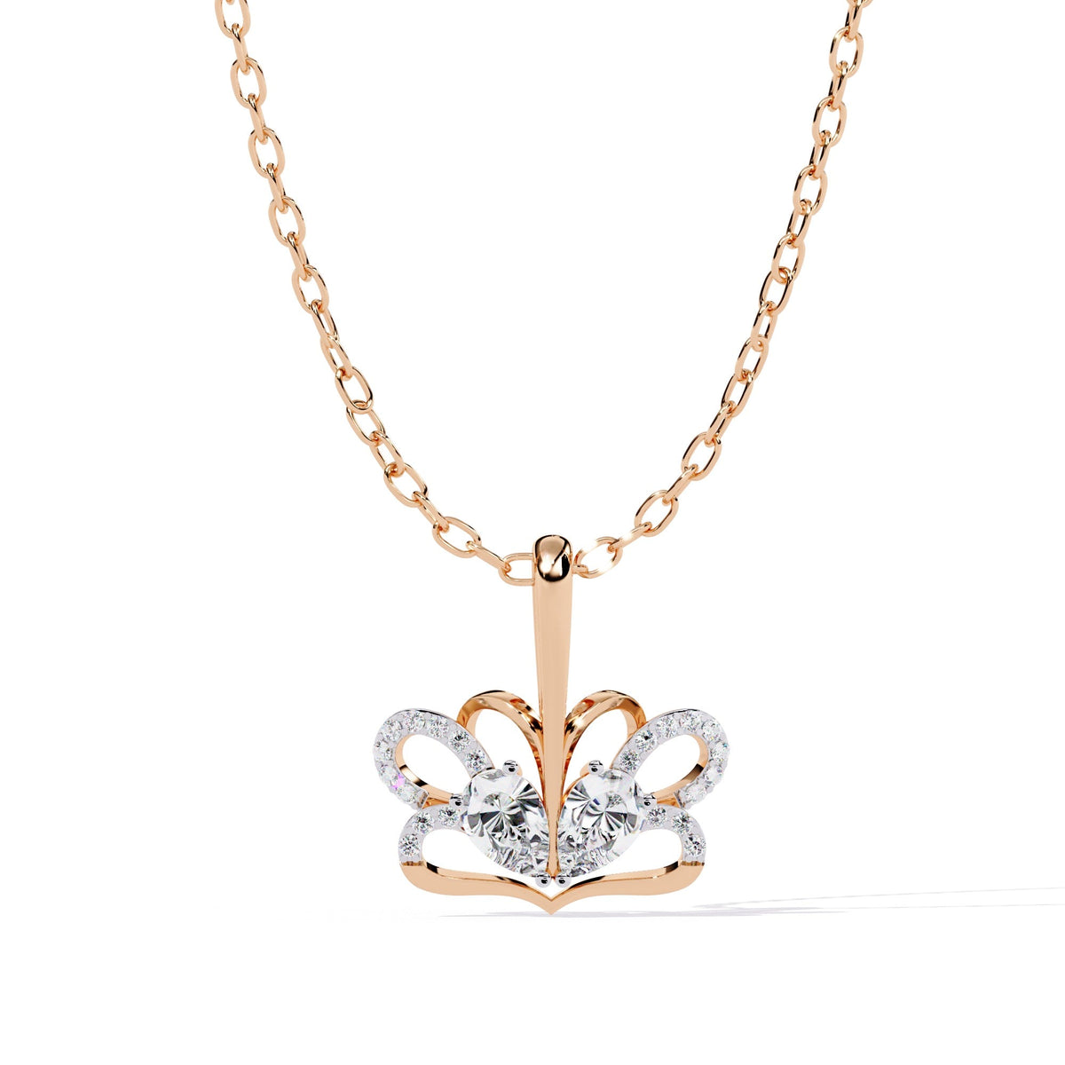 The Juliette Petite Solitaire Locket 12 Pendant