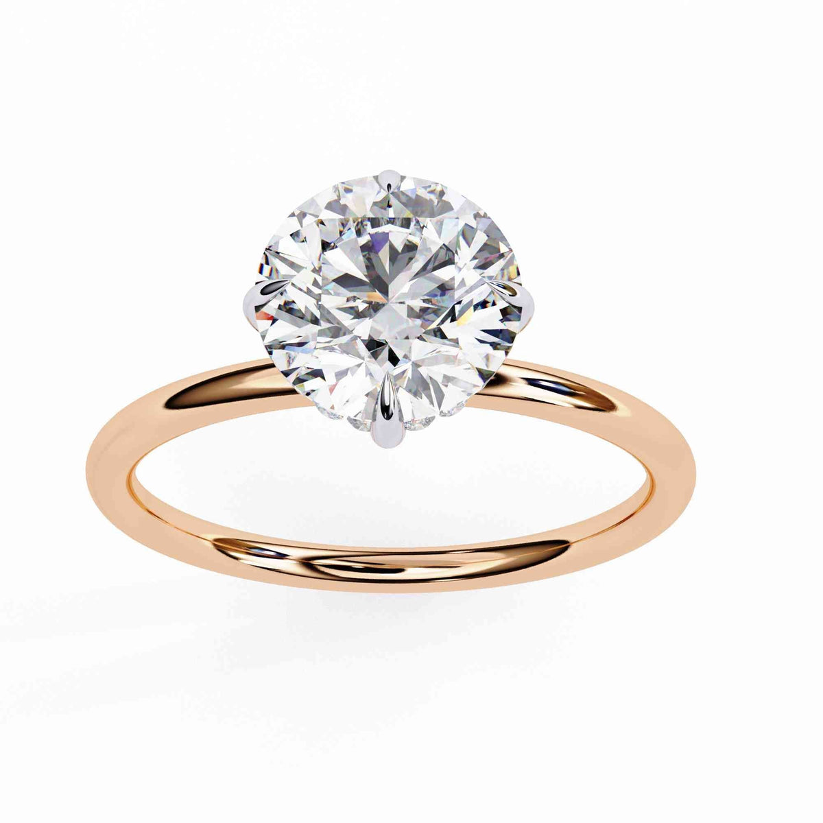 The Tatiana East-West Solitaire Edition 5 Ring