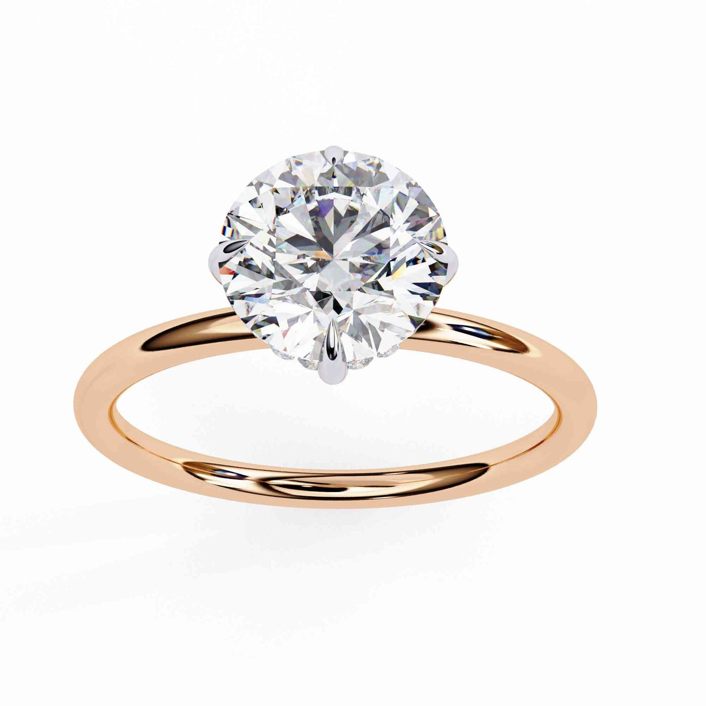 The Tatiana East-West Solitaire Edition 5 Ring