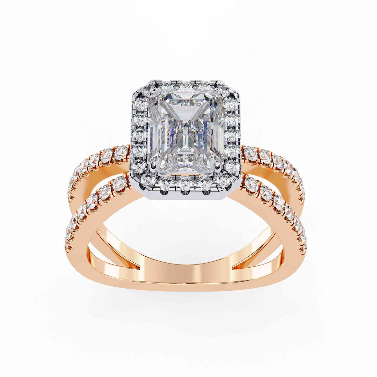The Lysandra Twisted Vine Pavé Edition 6 Ring