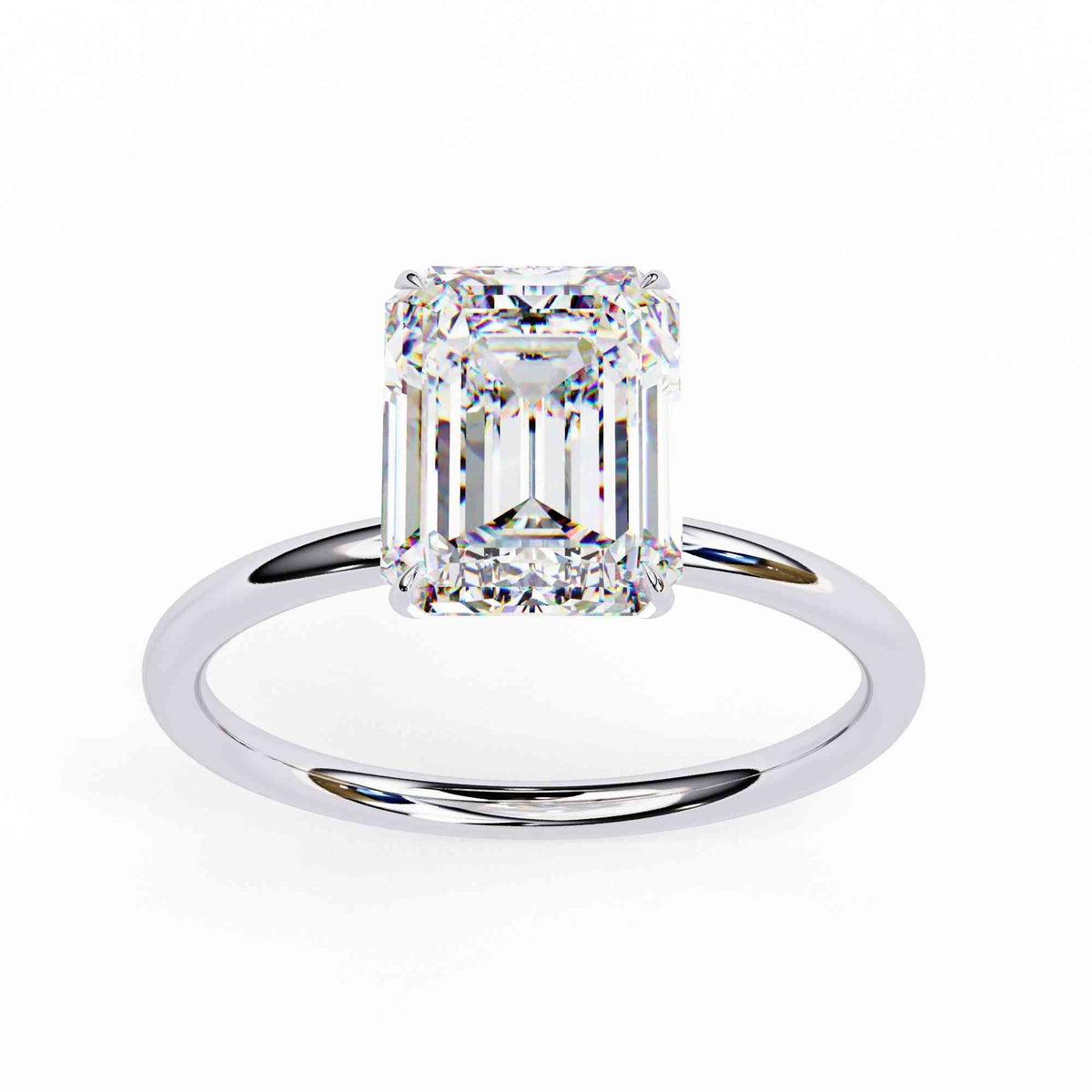 The Valentina Double Hidden Halo Edition 6 Ring