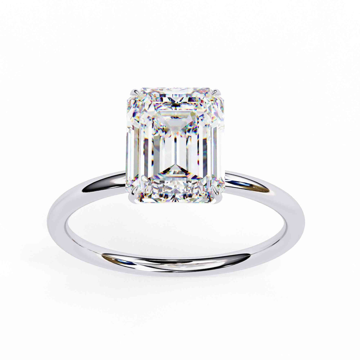 The Valentina Double Hidden Halo Edition 6 Ring
