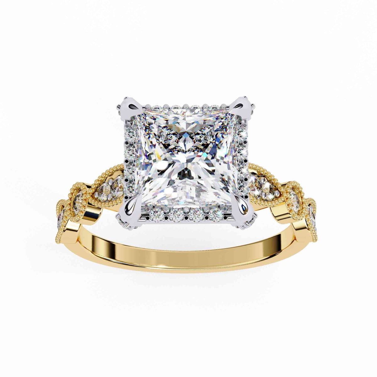 The Bianca Scalloped Eternity Edition 6 Ring