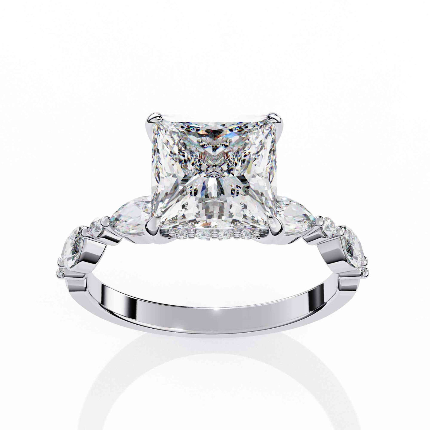 The Tatiana East-West Solitaire Edition 6 Ring