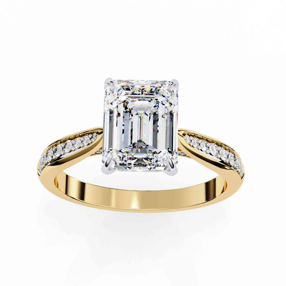 The Freya Tapered Baguette Edition 6 Ring