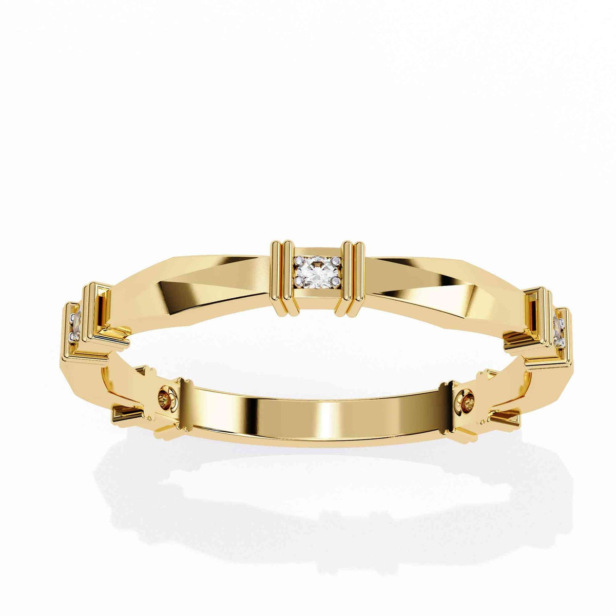 The Tatiana East-West Solitaire Edition 7 Ring