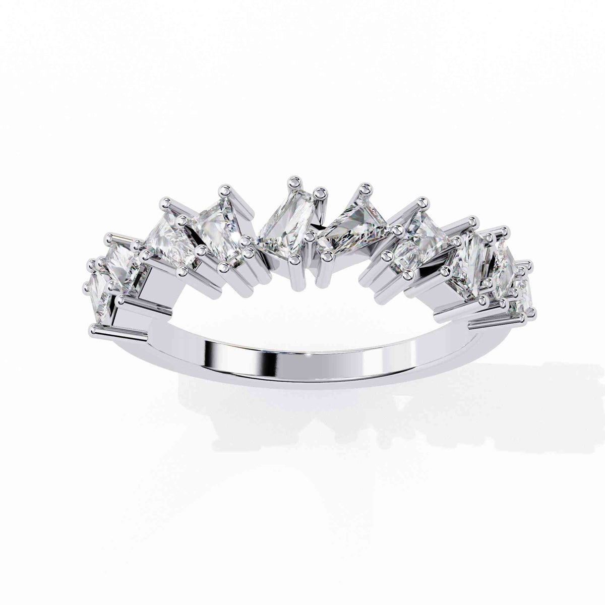 The Freya Tapered Baguette Edition 7 Ring