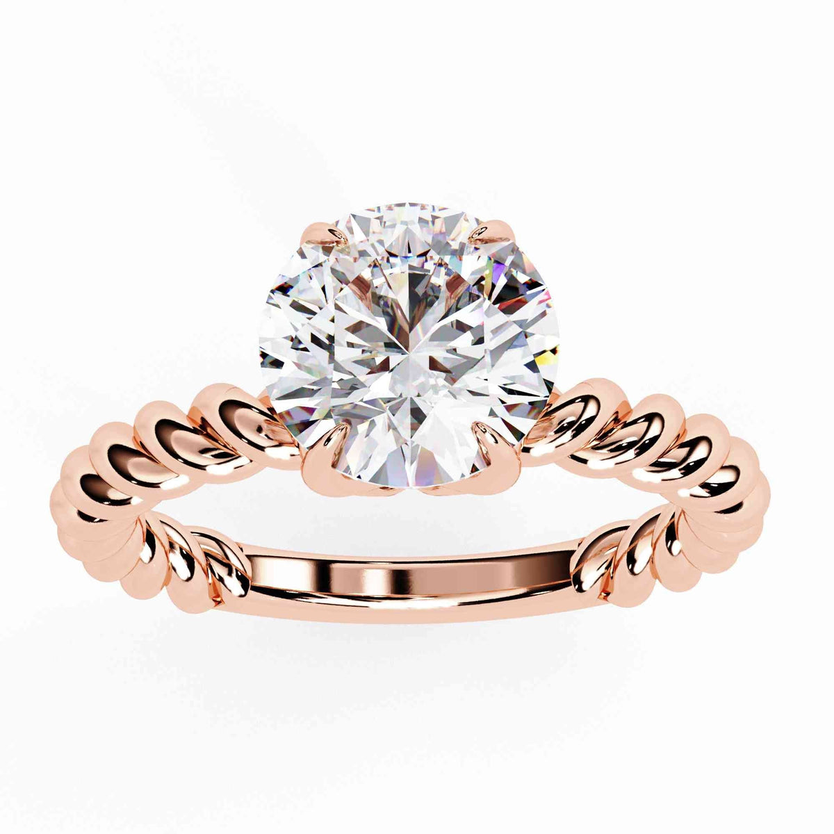 The Florence Four-Prong Solitaire Edition 7 Ring
