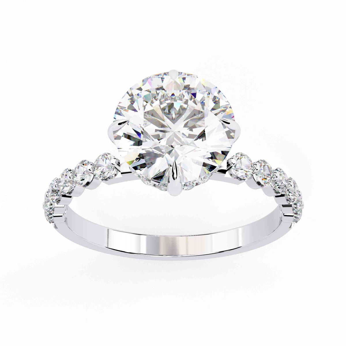 The Amira East-West Emerald Edition 7 Ring