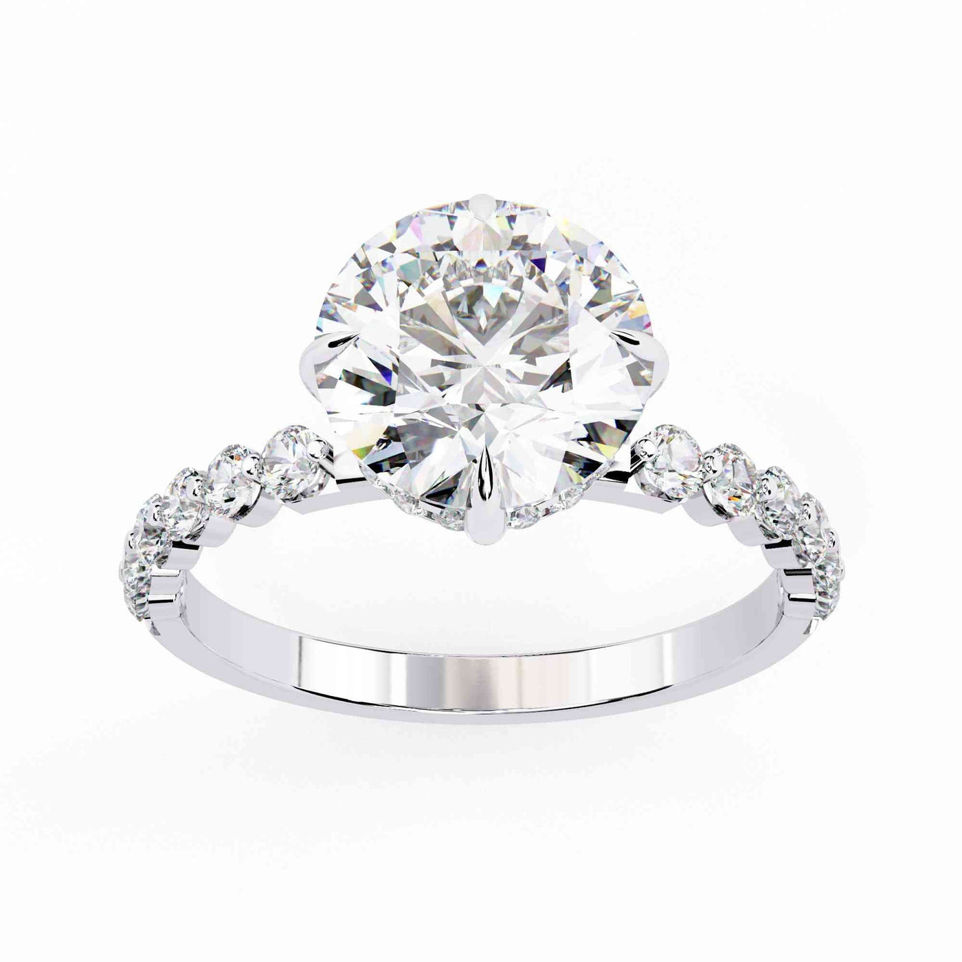 The Amira East-West Emerald Edition 7 Ring
