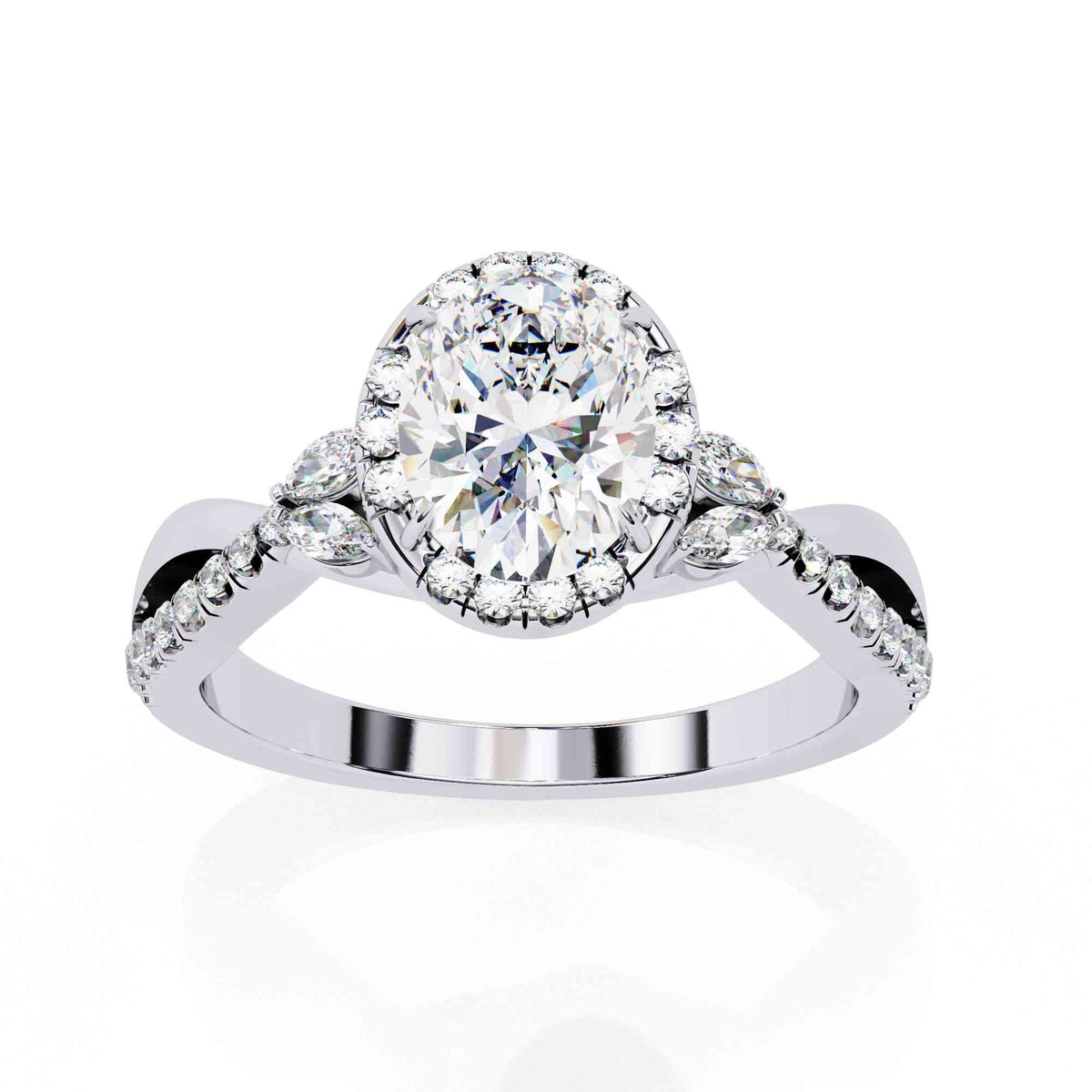The Celeste Solitaire Edition 8 Ring
