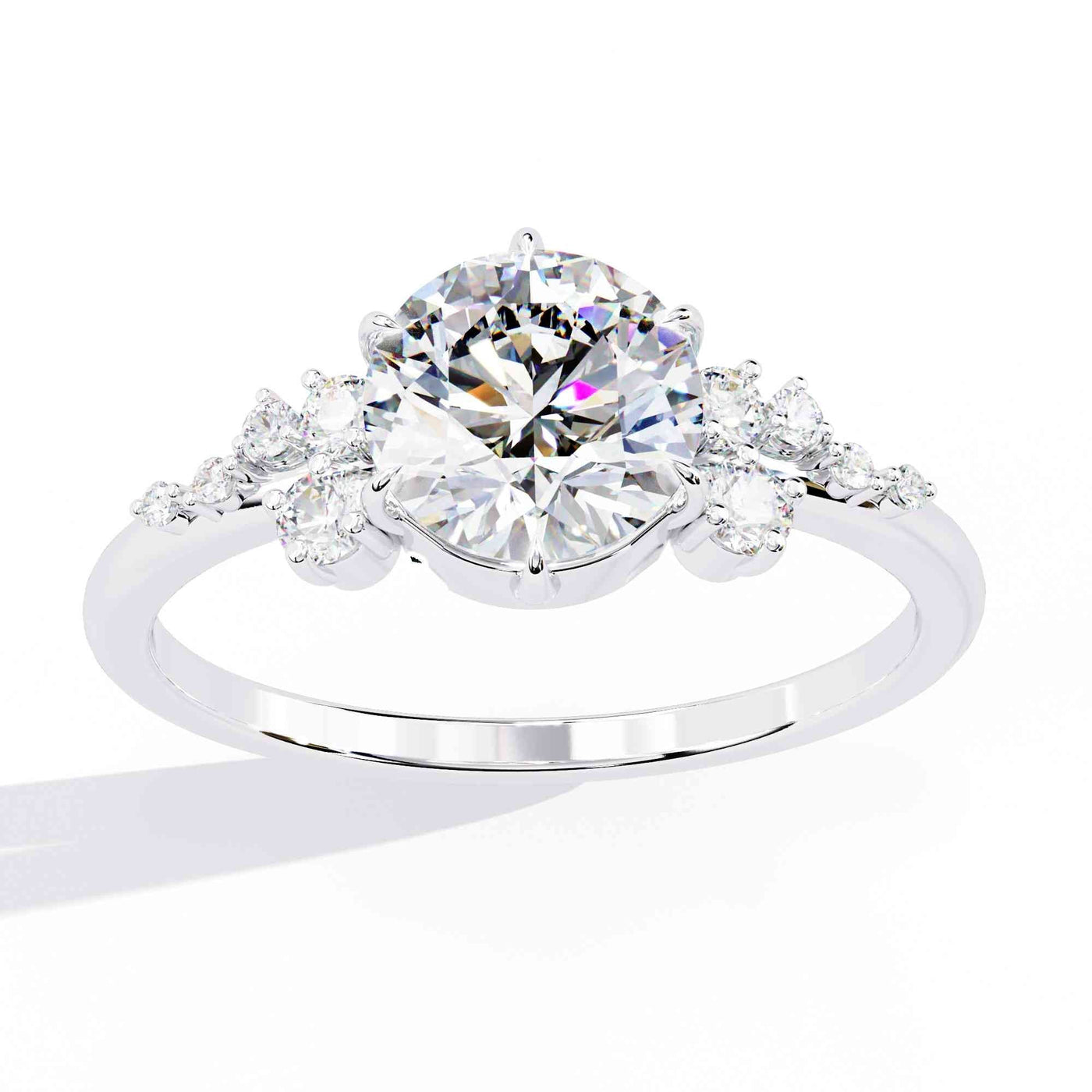 The Seraphine Three-Stone Trinity Edition 8 Ring