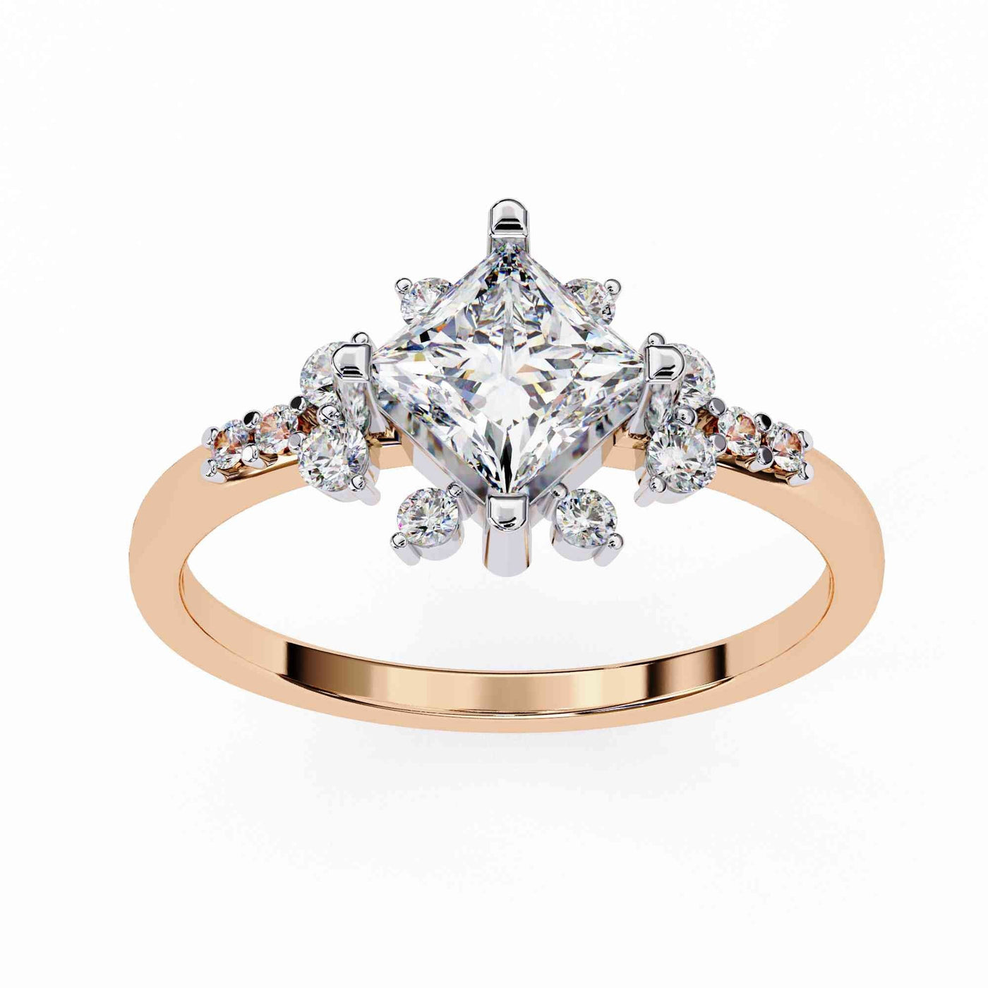 The Dahlia Milgrain Vintage Edition 8 Ring