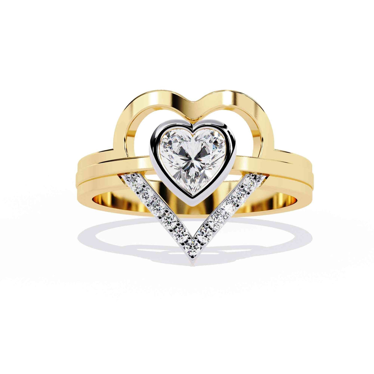 The Camille Knife-Edge Solitaire Edition 8 Ring