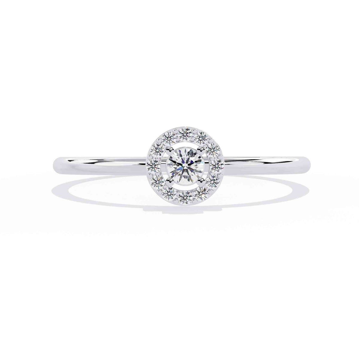 The Celeste Solitaire Edition 9 Ring
