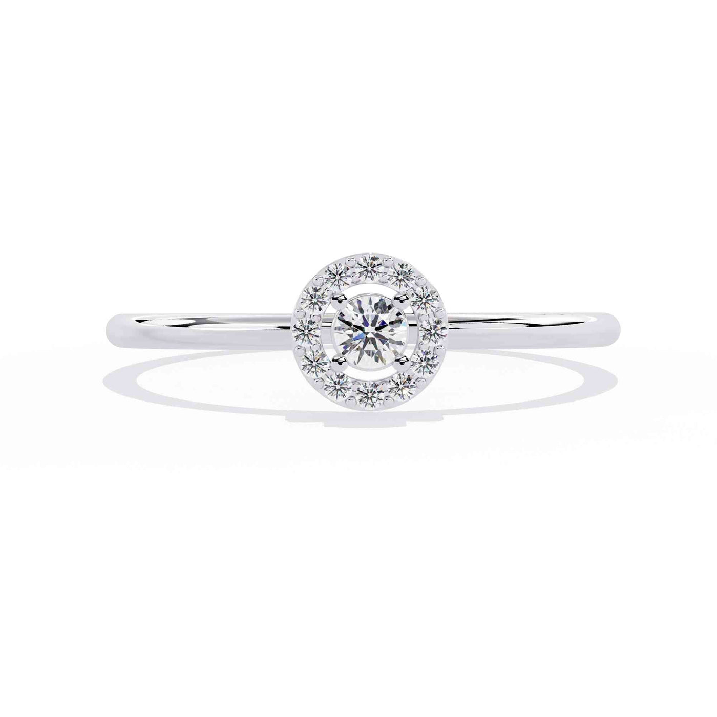 The Celeste Solitaire Edition 9 Ring