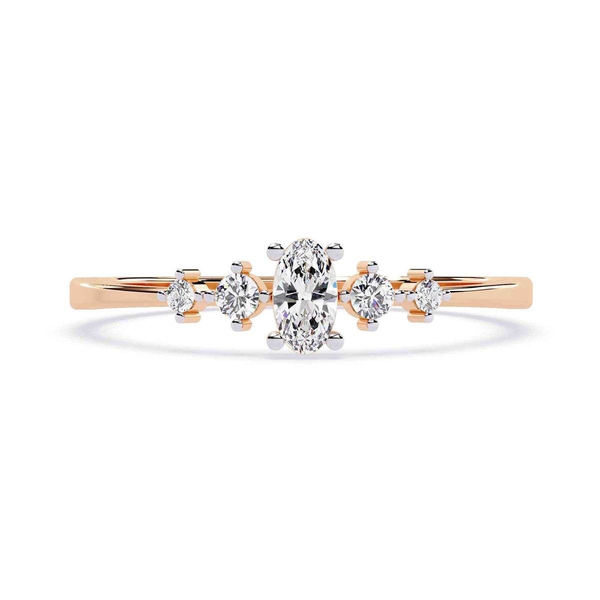 The Francesca Floating Diamond Edition 9 Band