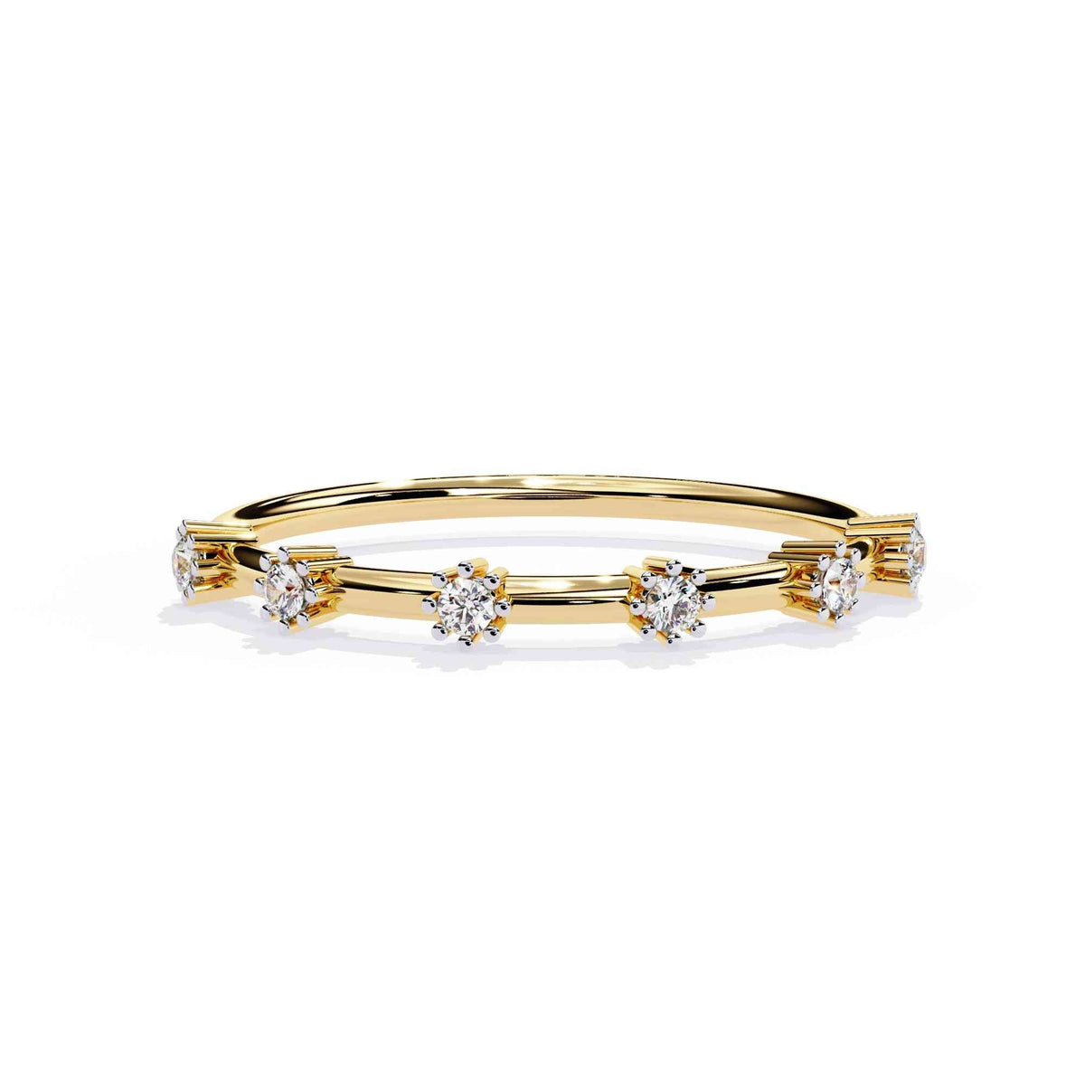 The Gemma Floating Solitaire Edition 9 Ring