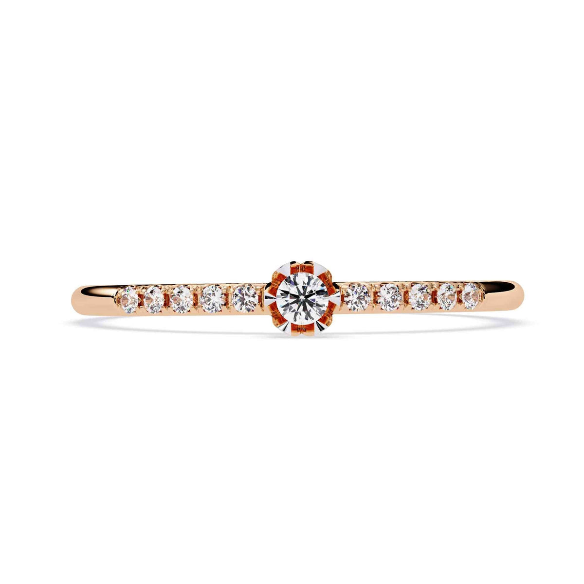 The Clarissa Oval Tulip Basket Edition 9 Ring