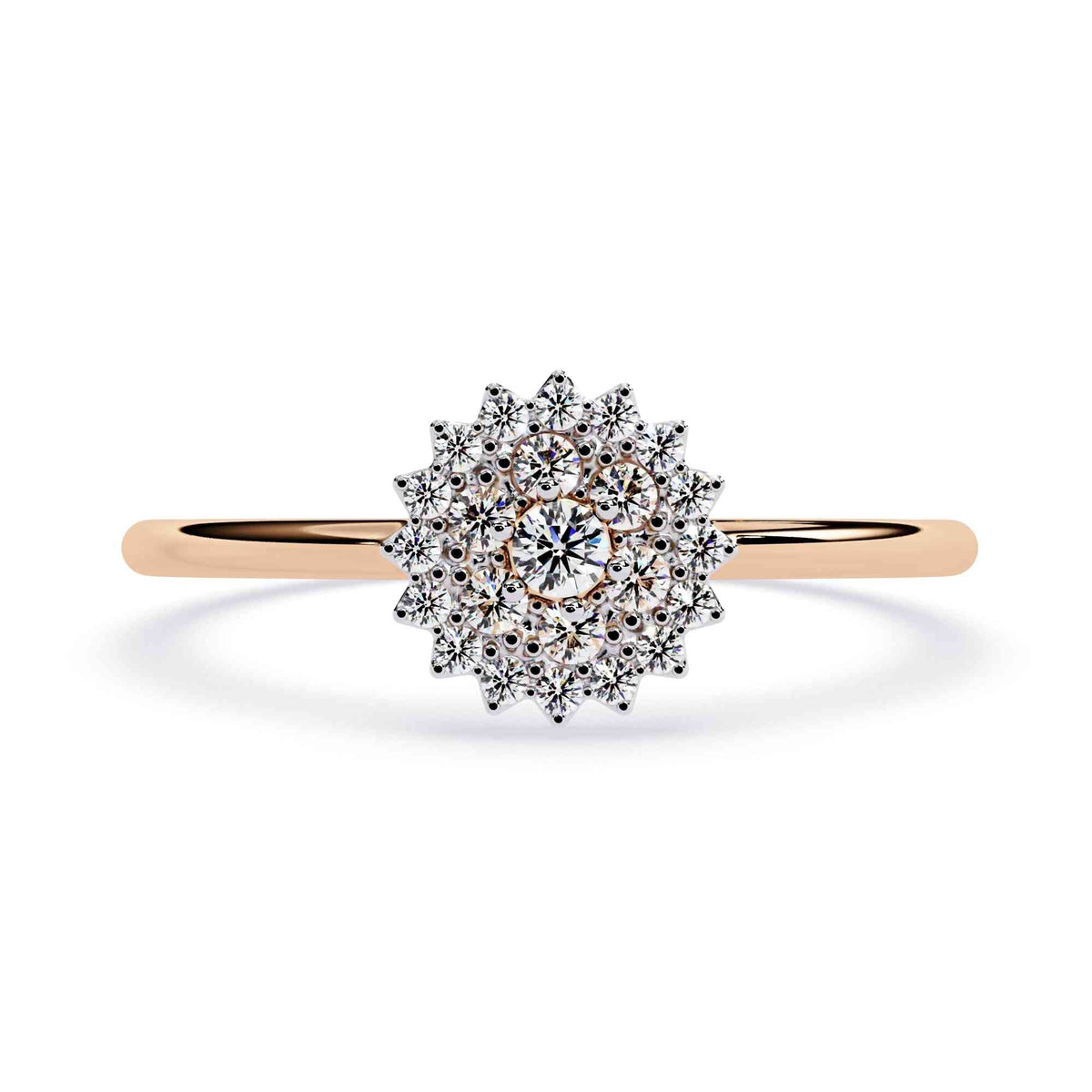 The Solange Delicate Oval Halo Edition 9 Ring