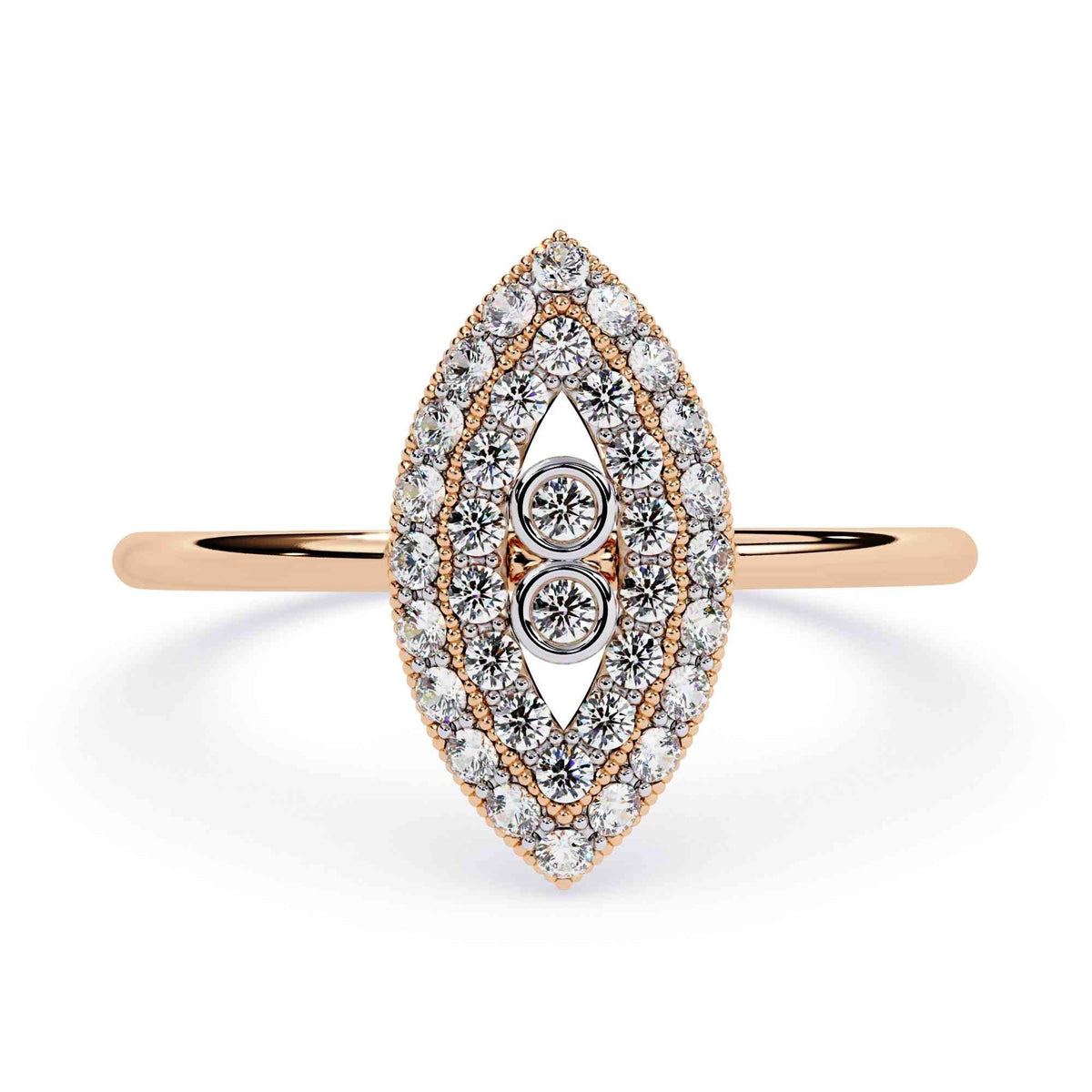 The Magnolia Floral Halo Edition 9 Solitaire