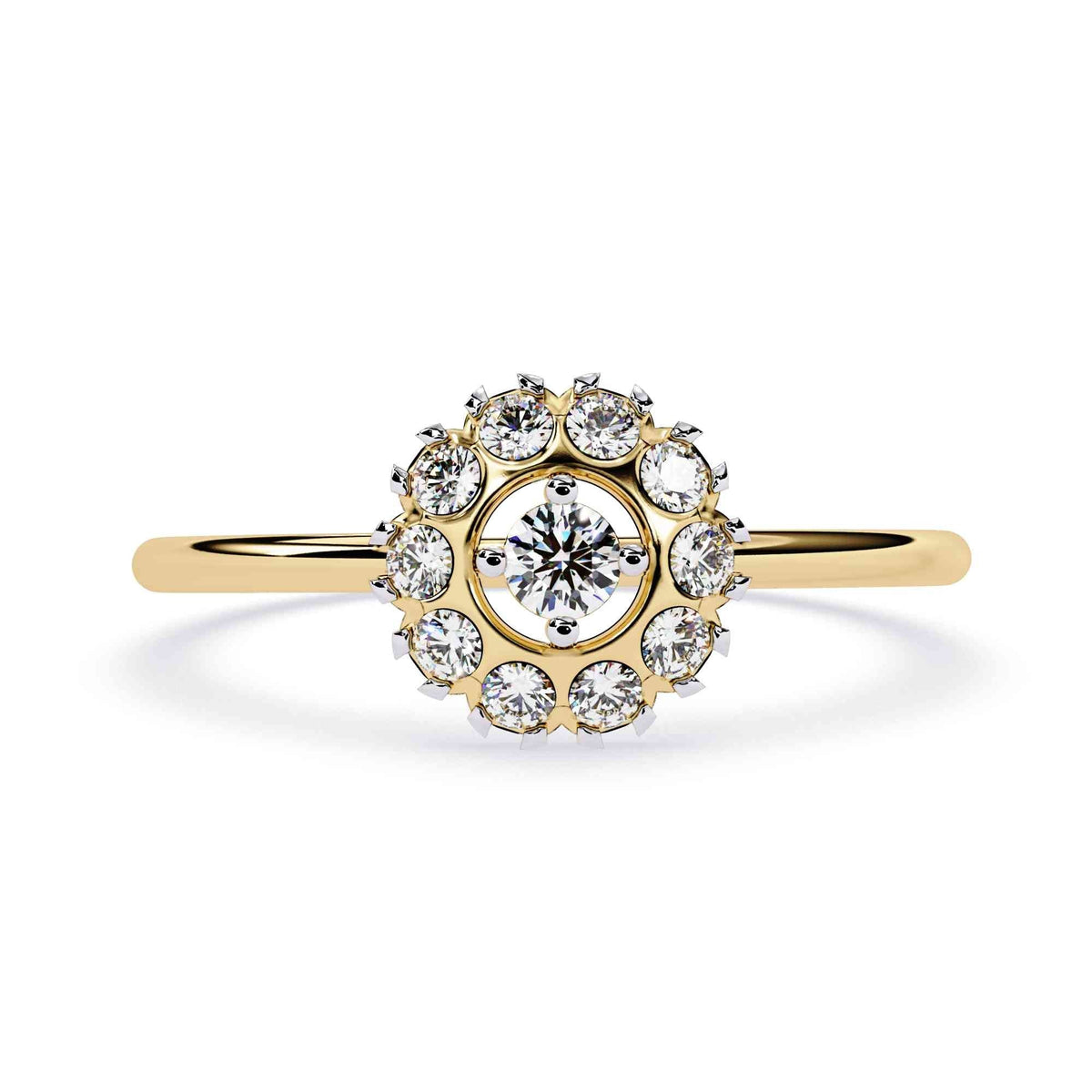 The Aurelia Hidden Halo Edition 10 Ring