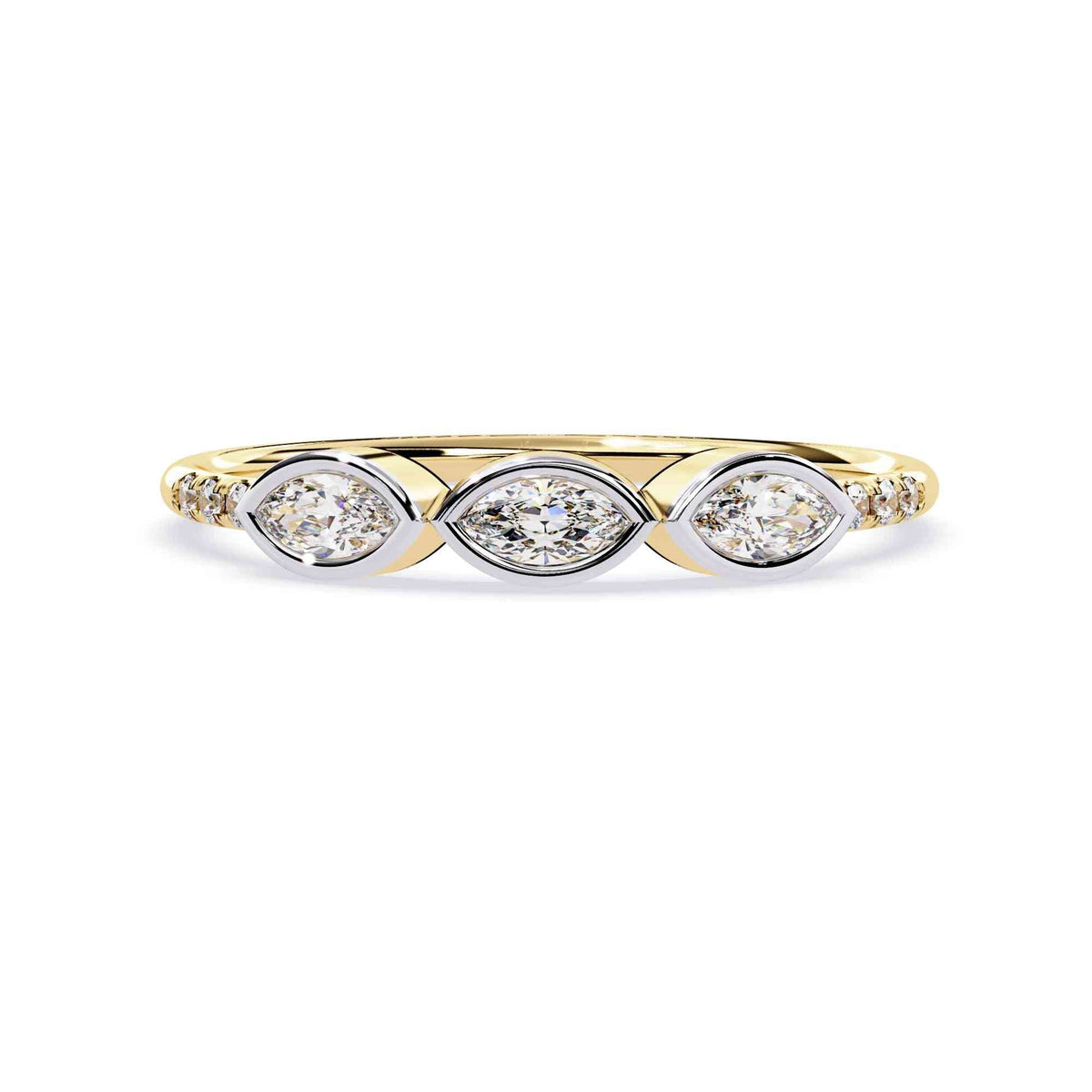 The Beatrice Chevron Wave Edition 10 Ring