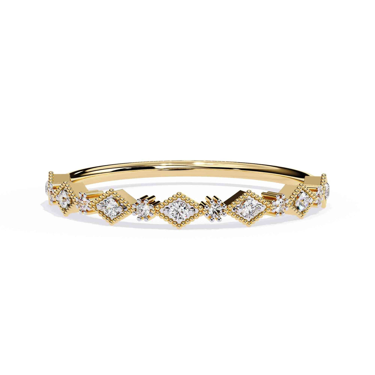 The Dahlia Milgrain Vintage Edition 10 Ring