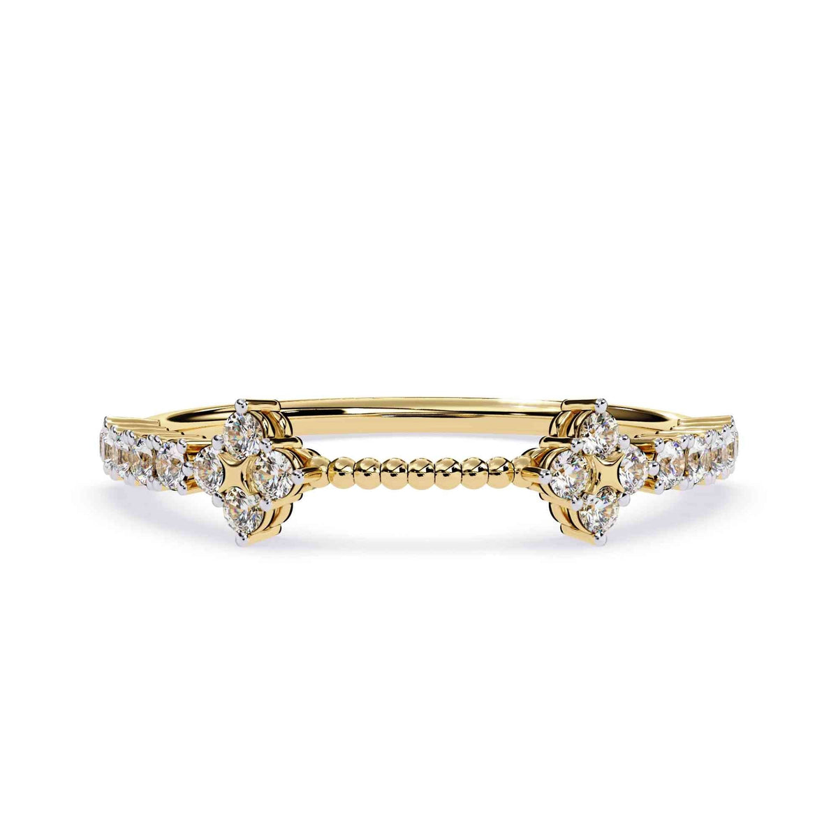 The Valentina Double Hidden Halo Edition 10 Ring