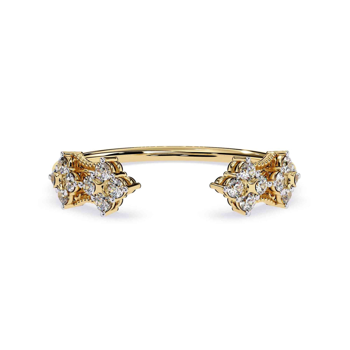 The Bianca Scalloped Eternity Edition 10 Ring