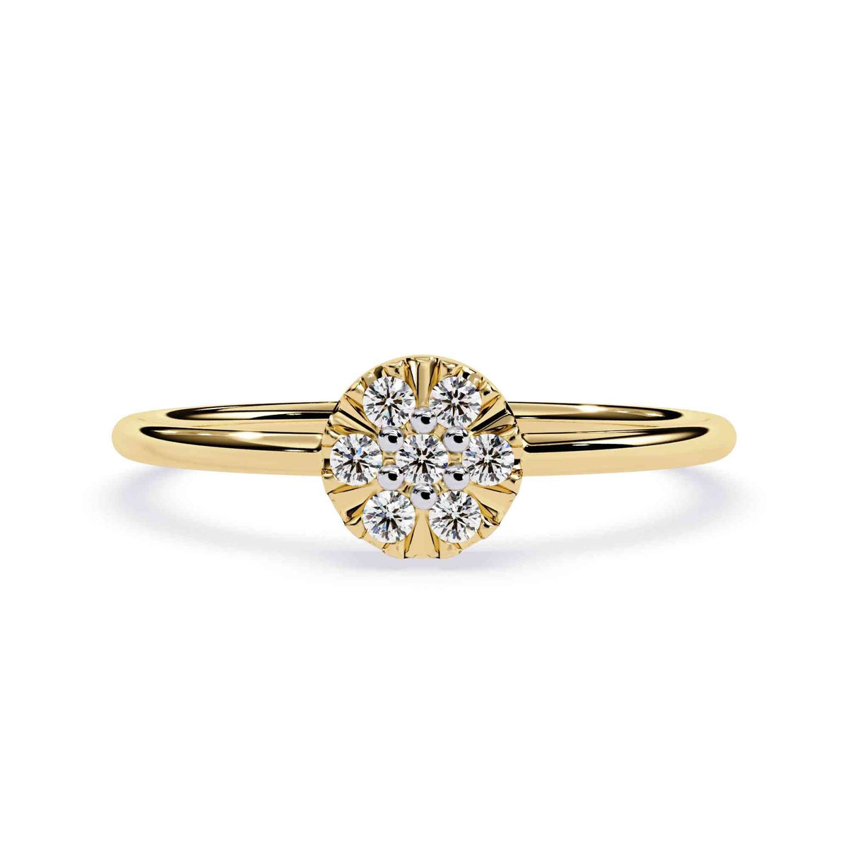 The Tatiana East-West Solitaire Edition 10 Ring