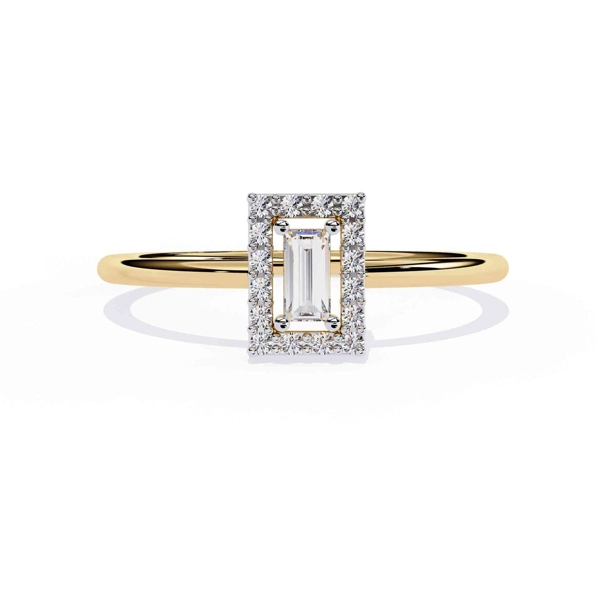 The Luciana Delicate Halo Edition 10 Ring