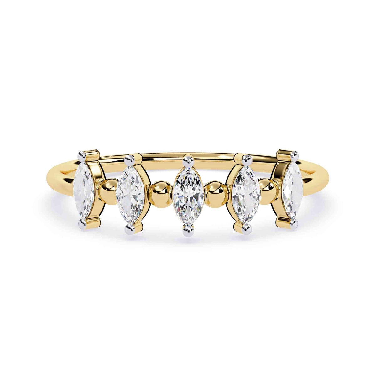 The Clarissa Oval Tulip Basket Edition 10 Ring